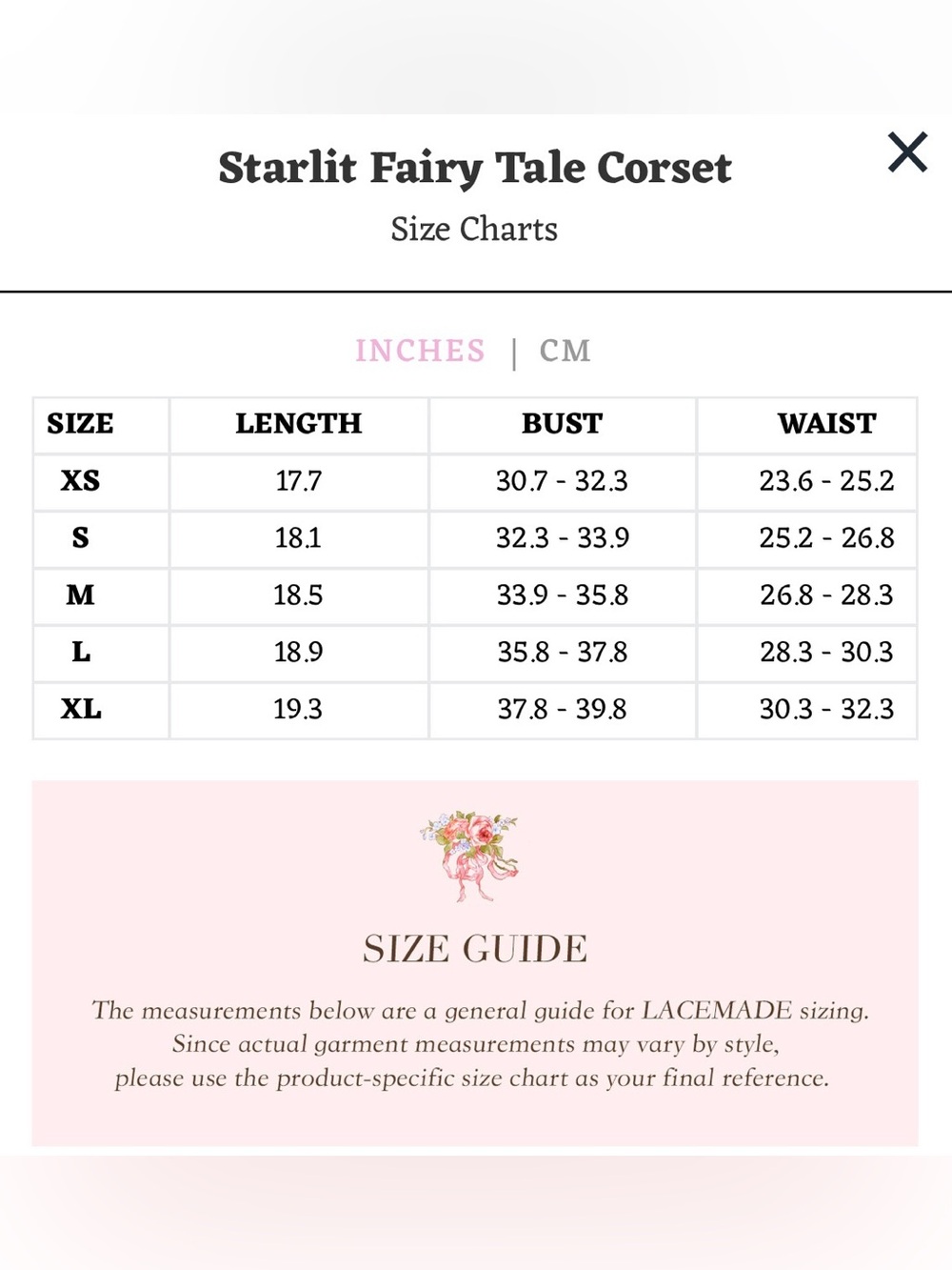 NEW LaceMade Starlit Fairy Tale Corset Top - Picture 10 of 14